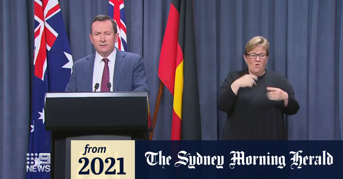 Video Perth entering threeday lockdown